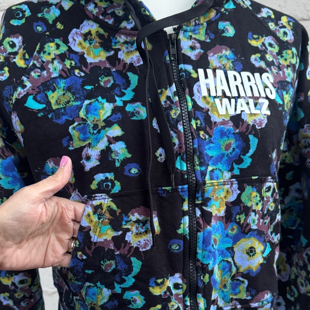 Ulla Johnson x Designers for America “Our Bodies Our Vote” Floral Hoodie Size M - Picture 5 of 9